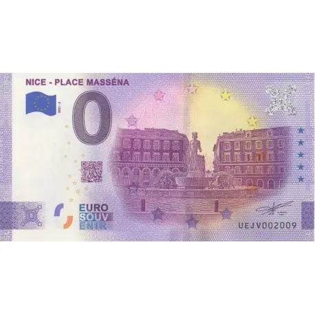 Petit Prix Billet souvenir - 06 - Nice - Place Masséna - 2021-2