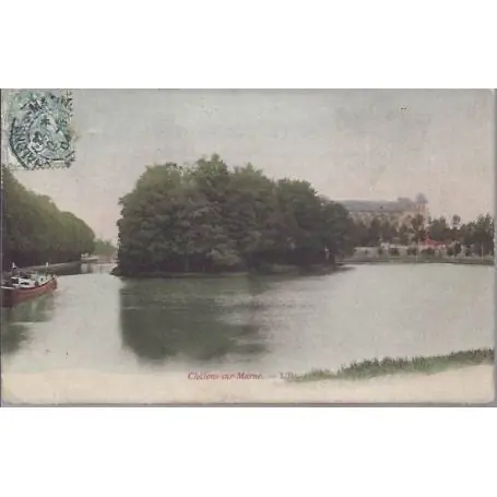 Gros Lot Carte postale 51 - Chalons sur Marne - L'Ile - couleur