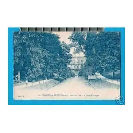 Prix Cassé Carte postale 51 - CHALONS SUR MARNE -CAISSE D'EPARGNE JARDIN DU JARD