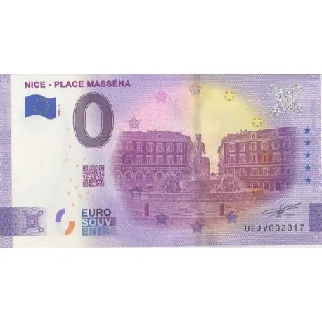 Offre Du Jour Billet souvenir - 06 - Nice - Place Masséna - 2021-2