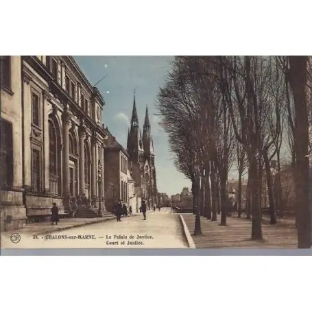 En Vogue Carte postale 51 - Chalons/Marne - Palais de justice