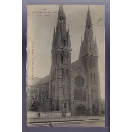 Carte postale 51 - Chalons-sur-Marne - Eglise Notre-Dame - Non voyage - Dos non divise Prix Choc