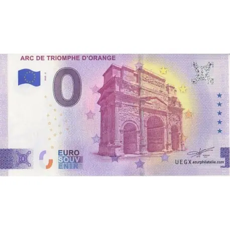 Billet souvenir - 84 - Arc de triomphe d'Orange - 2025-2 Must-Have