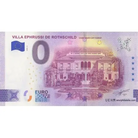 Livraison Gratuite Billet souvenir - 06 - Villa Ephrussi de Rothschild - 2025-2