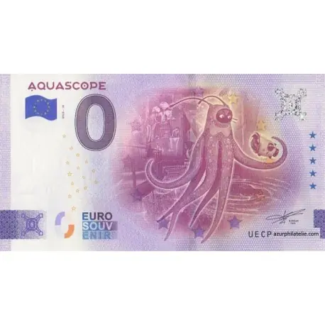 Billet souvenir - 86 - Aquascope - 2025-16 Produit De Marque