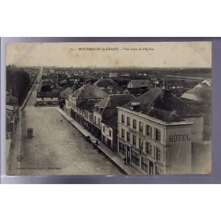 Carte postale 51 - Mourmelon-le-Grand - Vue prise de l' eglise - Voyage - Dos divise Vente Directe
