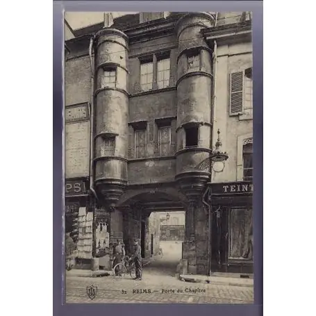 Produit De Marque Carte postale 51 - Reims - Porte du Chapitre - Non voyage - Dos divise