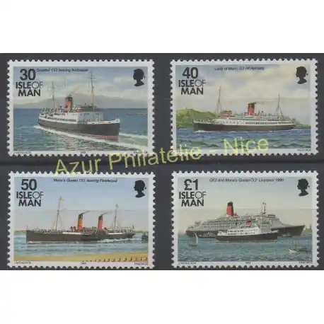 Man (Ile de) - 1993 - No 591/594 - Bateaux Livraison Gratuite