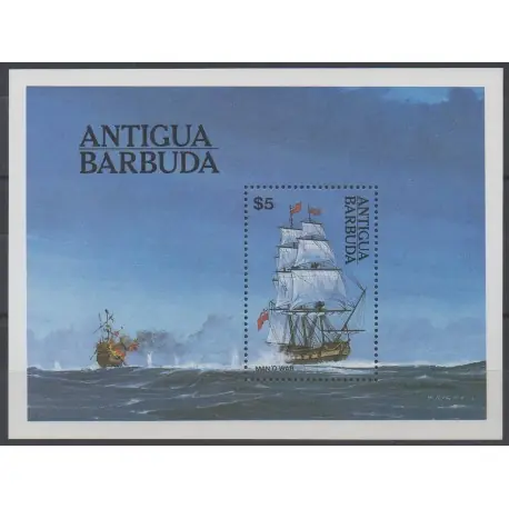 Antigua et Barbuda - 1984 - No BF 75 - Bateaux Commande En Gros