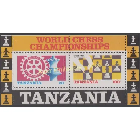 Promotion Saisonnière Tanzanie - 1986 - No BF 44 - Echecs