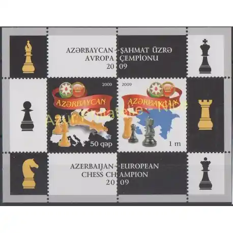 Azerbaïdjan - 2009 - No BF 80 - Echecs Prix Choc