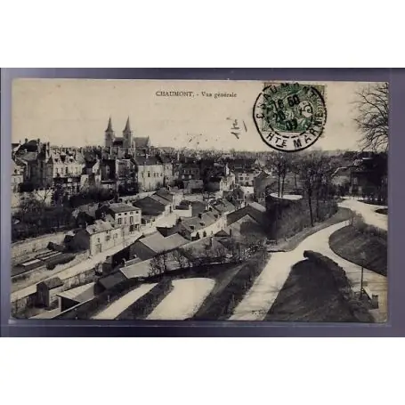 Acheter Direct Carte postale 52 - Chaumont - Vue generale - Voyage - Dos divise