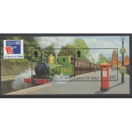 Nouvel Arrivage Man (Ile de) - 1999 - No BF38 - Trains