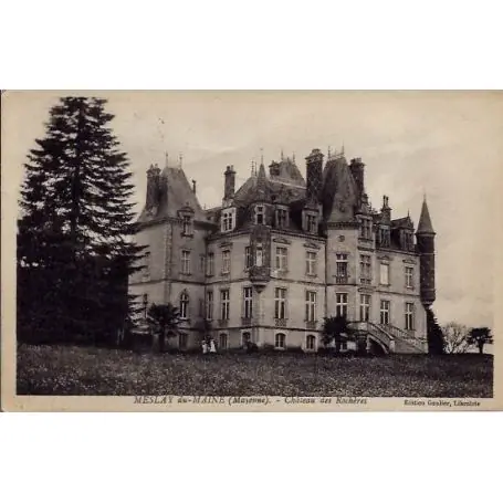 Garantie Incluse Carte postale 53 - Meslay du-Maine - Chateau des rocheres - Voyage - Dos divise