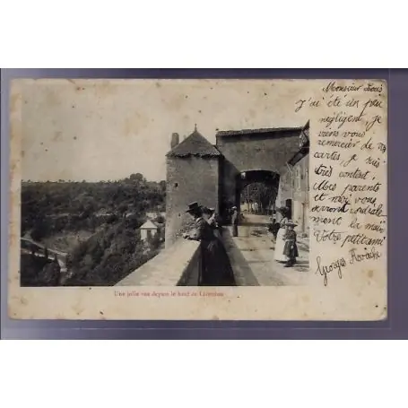 Carte postale 54 - Liverdun - une jolie vue depuis le haut de la ville - Voyage - Dos non d Acheter Direct