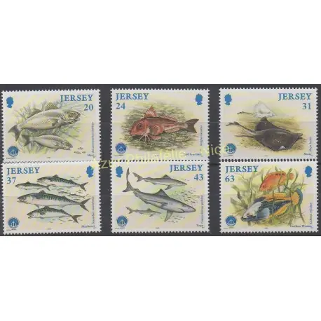 Meilleur Choix Jersey - 1998 - No 844/849 - Poissons