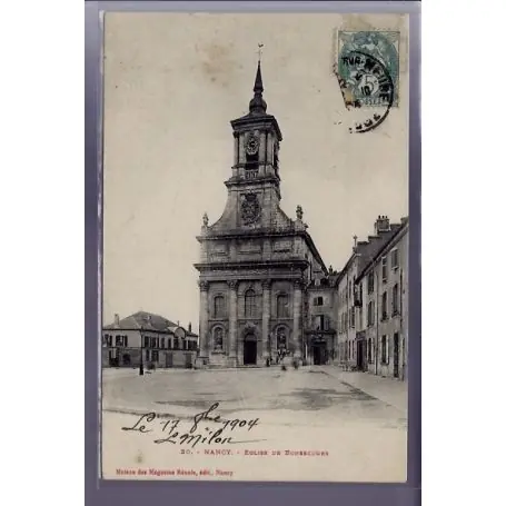Pas Cher Carte postale 54 - Nancy - Eglise de Bonsecours - Voyage - Dos divise