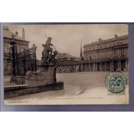 Quantité Limitée Carte postale 54 - Nancy - Hemicycle de la carriere et Palais du Gouvernement - Voyage - Do