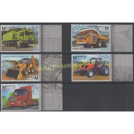 Livraison Express Biélorussie - 2015 - No 885/889 - Voitures