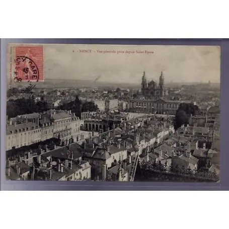 Carte postale 54 - Nancy - Vue generale prise depuis Saint-Epvre - Voyage - Dos divise Quantité Limitée