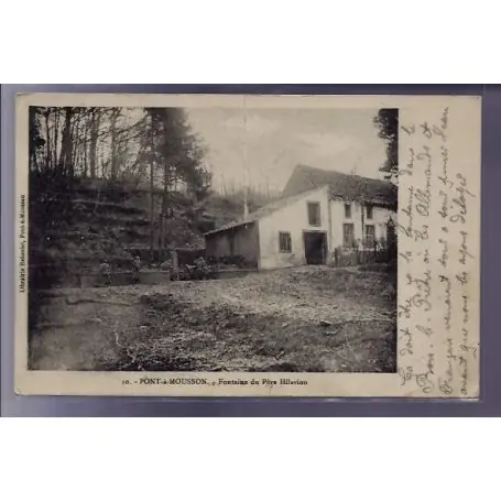 Carte postale 54 - Pont-a -Mousson - Fontaine du Pere Hilarion - Voyage - Dos divise Top Vente