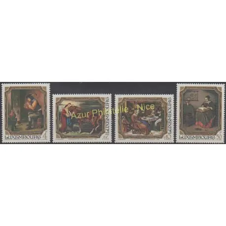 Prix Choc Luxembourg - 1984 - No 1050/1053 - Peinture