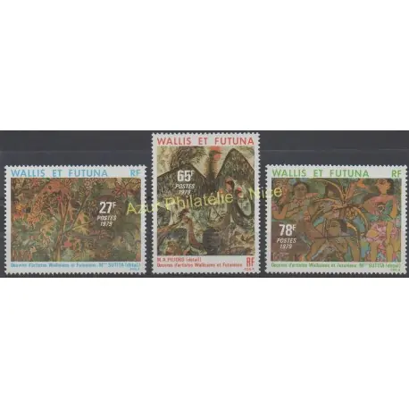 Offre Spéciale Wallis et Futuna - 1979 - No 245/247 - Peinture