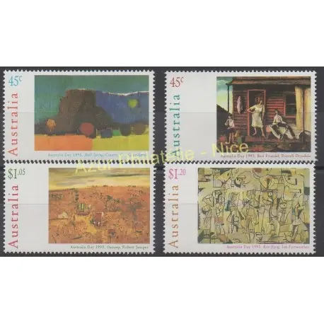 Nouvelle Collection Australie - 1995 - No 1411/1414 - Peinture