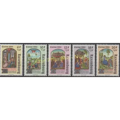 Top Qualité Luxembourg - 1986 - No 1113/1117 - Peinture