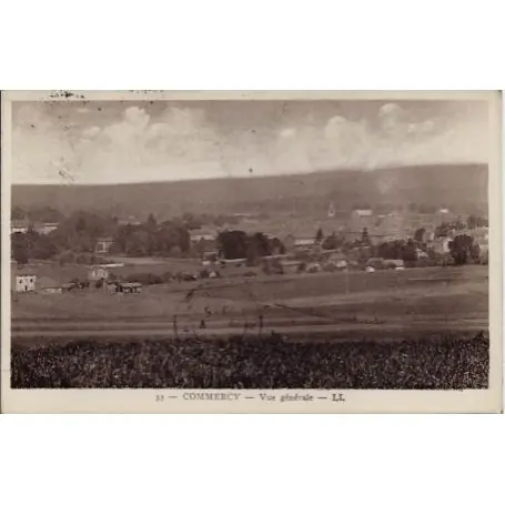 Vente Flash Carte postale 55 - Commercy - Vue generale - Voyage - Dos divise