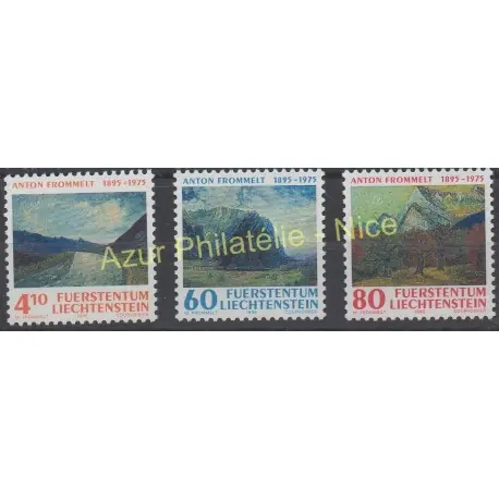 Liechtenstein - 1995 - No 1049/1051 - Peinture Fait Main