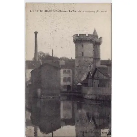 Carte postale 55 - Ligny-en-Barrois - La Tour de Luxembourg XI eme siecle - Non voyage - Dos Offre Spéciale