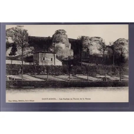 Carte postale 55 - Saint-Mihiel - Les roches ou Dames de la Meuse - Non voyage - Dos divise Meilleure Vente