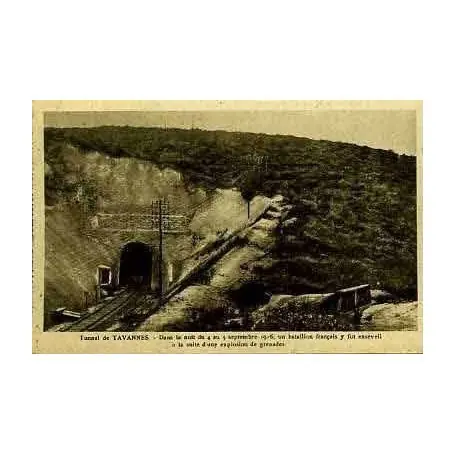 Carte postale 55 - TUNNEL DE TAVANNES - LIEU TRAGIQUE DU 4 Sept. 1916 Nouveauté