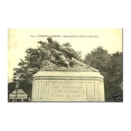 Carte postale 55 - Verdun - Monument de la defense Livraison Gratuite