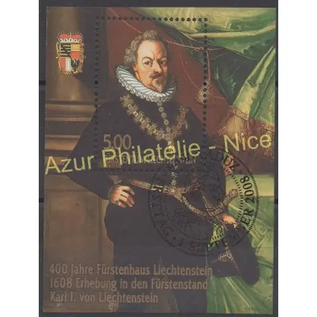 Liechtenstein - 2008 - No BF 20 - Peinture - Oblitéré Commande En Gros