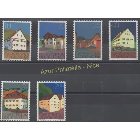 Liechtenstein - 1978 - No 641/646 - Monuments Acheter Direct