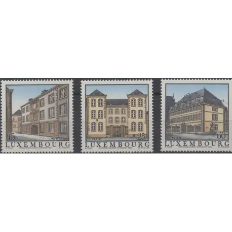 Luxembourg - 1994 - No 1300/1302 - Monuments Certifié