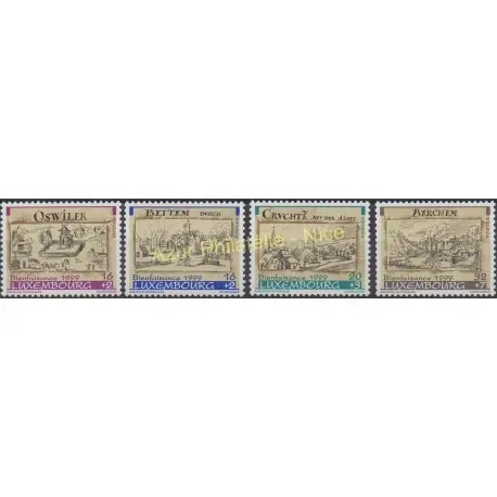 Luxembourg - 1999 - No 1435/1438 - Monuments Populaire