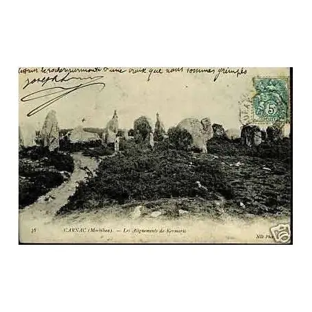Affaire À Saisir Carte postale 56 - Carnac - Les alignements de Kermario