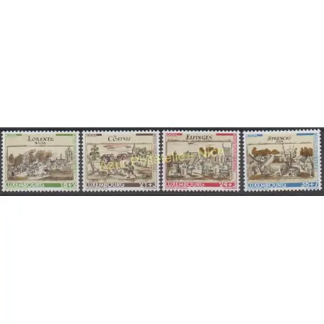 Populaire Luxembourg - 2000 - No 1468/1471 - Monuments