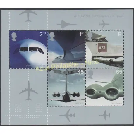 Livraison Gratuite Grande-Bretagne - 2002 - No BF 16 - Avions