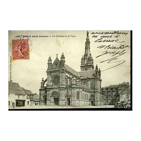 Carte postale 56 - Sainte Anne d'Auray - La basilique et la place Meilleur Choix