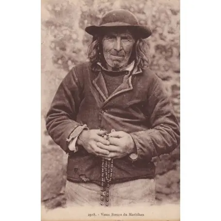 Carte postale 56 - Vieux breton du Morbihan Satisfait Ou Remboursé