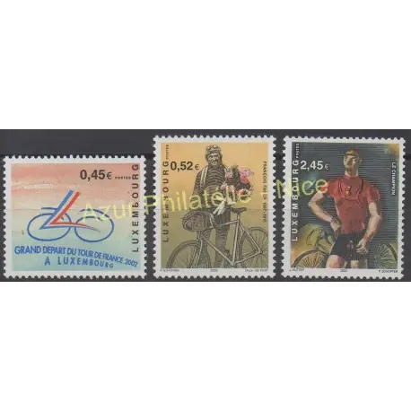 Luxembourg - 2002 - No 1528/1530 - Sport Livraison Mondiale