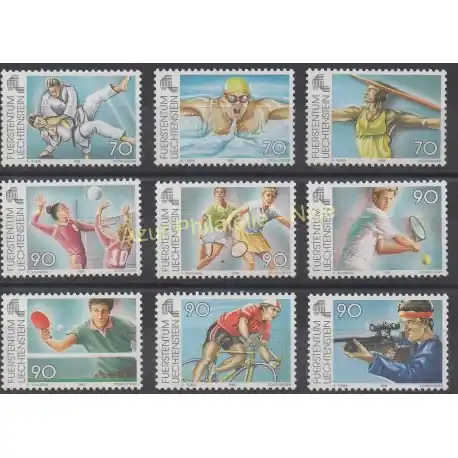 Liechtenstein - 1999 - No 1144/1152 - Sport Haute Qualité