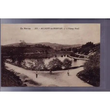 Produit De Marque Carte postale 58 - Alligny-en-Morvan - l'etang Neuf - Voyage - Dos divise