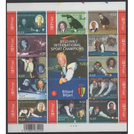 Artisanat Belgique - 2006 - No 3488/3499 - Sport