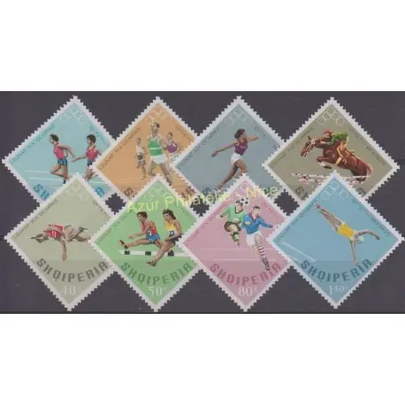 Albanie - 1969 - No 1125/1132 - Jeux olympiques d'été Top Qualité