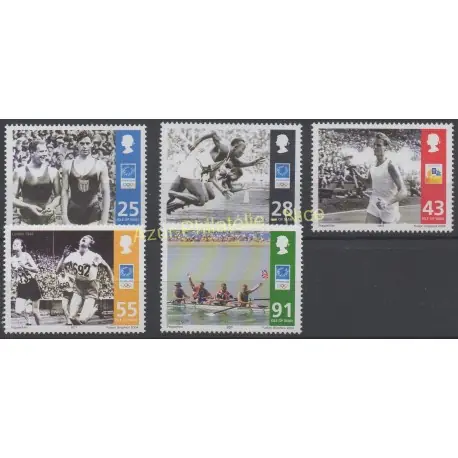 Man (Ile de) - 2004 - No 1167/1171 - Jeux olympiques d'été Dernière Chance